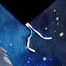 2/3件套波西米亚风3D印花被套套装，捕梦网床上用品套装，儿童及成人卧室装饰（尺寸：135x200厘米，含1个枕套） - 黑色 - 查看 4