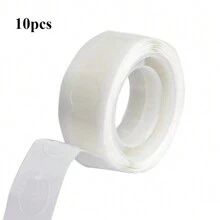 3 cuộn/bộ Trong suốt Tính hai mặt Dấu chấm Băng Kết dính Với 100 Dấu chấm Cuộn , Đối với Đồ thủ công DIY Và Làm sổ lưu niệm Đồ trang trí - trắng - Xem 12