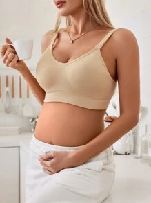 2 件套孕妇哺乳胸罩，性感前开式哺乳胸罩，舒适 - 彩色 - 查看 3