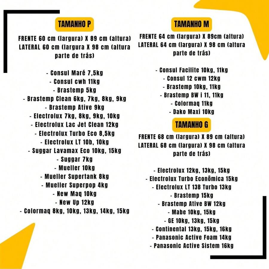 Washing Machine Cover With Zipper Sizes And Brands Moda de Mujer