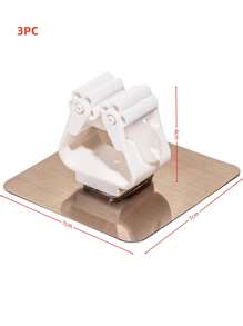 3 o 5 clips para trapeador sin perforación, adecuados para trapeadores, escobas, toallas, esponjas de baño, limpiaparabrisas, etc. Decoración del hogar y el baño, de vuelta a la escuela