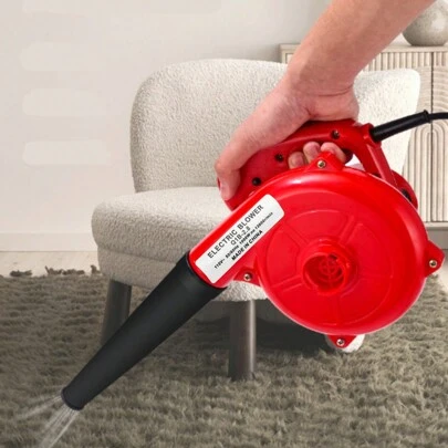 Sopladora Aspiradora Eléctrica de Alto Rendimiento 1000W, Sopladora y Aspiradora Electrica de Velocidad Variable, Soplador de Aire Portátil de Una Sola Velocidad para El Polvo del Aparato Electrodoméstico del Coche, computadora, automóvil, electrodomésticos y muebles, ampliamente aplicables a hogar, cibercafé, fábrica, oficina