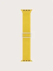 1pc Nylon Watch Band Fit For 38/40/41/42/44/45/49mm Apple Watch SE/Series 9/8/7/6/5/4/3/2/1/Ultra 2, Elastic Rope, Canvas Strap, Rainbow, Bohemian, Leopard Print, Animal Footprint Design
