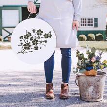 Szablon Kwiat Wiśni Do Malowania Na Drewnie, Płótnie - Wielokrotnego Użytku Szablony Rysunkowe Do Rzemiosła, Ściany, Sztuki, Mebli - Szablony Kwiatowe Wystrój Domu Powrót Do Szkoły, Powrót Do Szkoły, Artykuły Szkolne