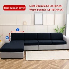 1 Pièce Housse De Coussin De Siège De Canapé, En Élastique Haut, Détachable, Lavable En Machine, Résistante Aux Éclaboussures, Convient Aux Coussins De Siège Et De Dossier De Canapé En Polyester Dans Le Salon.