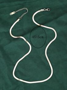 1-3pcs/Set Stainless Steel Snake Chain, Twist Chain, Knife Pendant Necklace Set - Stainless Steel Necklace - View 8