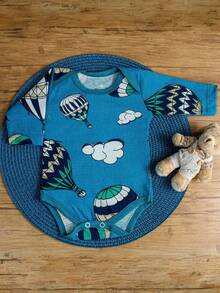Kit 03 Long Sleeve Bodysuit Printed 100% Cotton Mesh Baby Girl - 查看 8