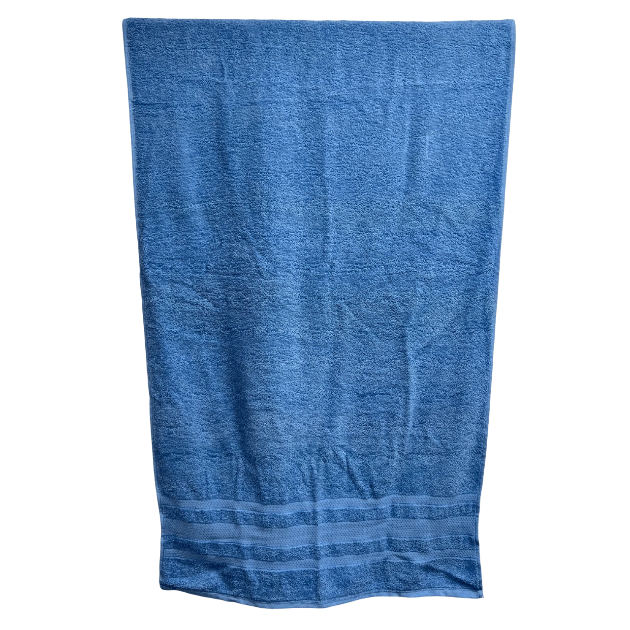 Toalla De Baño Algodón Multicolor Suave Y Absorbente - azul real - Ver 1