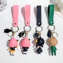 1 Pc Hoạt Hình Dễ Thương Điệp Viên Nhà Chơi Nhựa Mềm PVC Móc Khóa Búp Bê Aniya Mặt Dây Chuyền Điện Thoại Di Động Móc Khóa Túi Mặt Dây Chuyền Để Gửi Quà Tặng Cho Bạn Bè - Nhiều màu - Xem 9