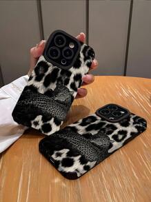 1 件时尚豹纹图案柔软硅胶手机壳适用于 iPhone 15/15 Plus/15 Pro/15 Pro Max 和三星 - 彩色 - 查看 3