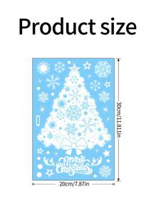 Miếng dán cửa sổ tĩnh điện trang trí Giáng sinh, Decal cửa sổ Giáng sinh, cho Giáng sinh - Nhiều màu - Xem 12