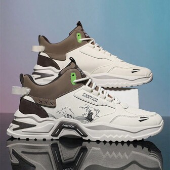 Men's Autumn/Winter Versatile Comfortable Wear-Resistant High-Top Sports Shoes