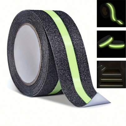 Anti Slip Grip Tape,Frosted Non-Slip Traction Tapes With Glow In The Dark,Reduce The Risk Of Slipping Stair Tread Step And Othe