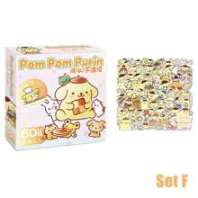 60张贴纸套装，适用于笔记本、电脑、手机、生日贺卡DIY（部分贴纸随机发货） - 多色 - 查看 14