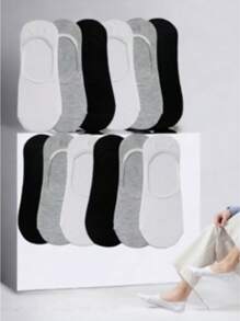 kit 12 par meia masculina  cano curto  mais cor