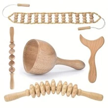Wood Therapy Massage Tools Wooden Massager Body Sculpting Tools Maderoterapia Kit Wood Therapy Tools For Muscle Pain Relief Body Shaping