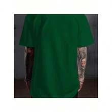 100% Cotton T-Shirt MC KEVIM Shirt Thread 30.1 - 軍綠色 - 查看 2