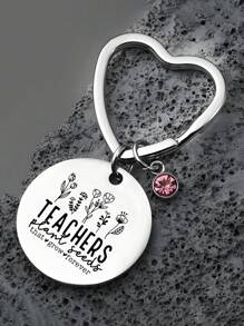 1 件金属纪念饰物/吊坠，适合作为毕业/教师节礼物送给老师、父母、同学、学长汽车配件包饰背包学校 - 彩色 - 查看 2