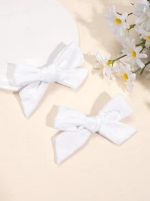 2PCS Velvet Hair Bows For Girls Teens Hairstyle Fashion Hairpins Solid Color Alligator Hair Clips - Velvet Bow - View 10