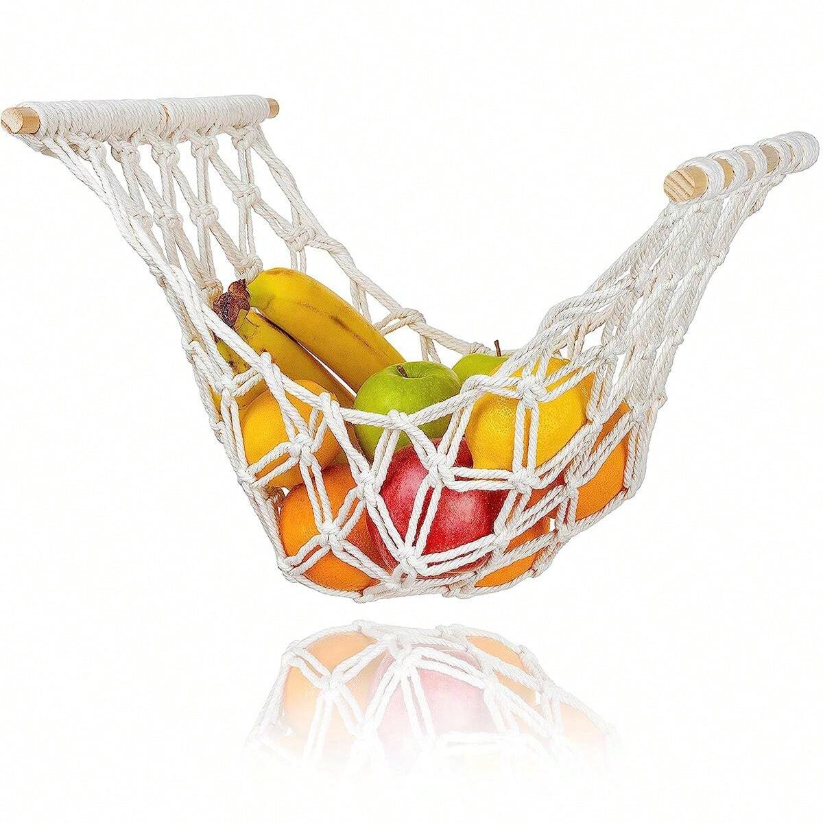 Banana Holder Gadget Hanging Fruit Hammock For Kitchen Under