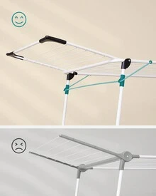 SONGMICS Drying Rack - לבן - ראה 4