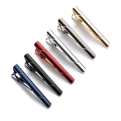 1/3/4/6/10/12 Pcs Men's Fashion Tie Clip Set - Stylish Accessories For Regular, Wedding, Business Ties - Ideal Gift Choice For Him Dad Husband Brother, Perfect For Formal Occasions