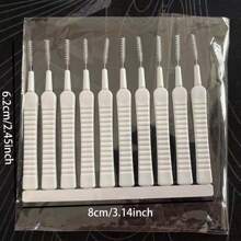 Mini Cleaning Brushes For Holes And Gaps Electronic Cleaning Soft Brush Bathroom Anti-Clogging Micro Nylon Washing Brushes Phone Hole Pore Gap Toilet Household Cleaning Tool For Shower Head Phone Keyboard PC Laptop
