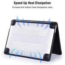 ARMORZONE Anti-Cracking And Anti-Fingerprint Hard Shell MacBook Case, TPU+PC, Compatible With MacBook Air And Pro