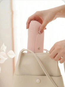 1 pieza Estuche de silicona para almacenar brochas de maquillaje, a prueba de polvo y agua, compacto y portátil para brochas de maquillaje, lápices de cejas, rímel y otros artículos de maquillaje - Bolsa de maquillaje, organizador de maquillaje, artículos escolares