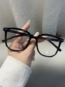 2 件套女士圆框时尚眼镜，女士电脑/游戏/电视/手机眼镜，防眼疲劳，裸脸时尚眼镜，男女通用运动日常眼镜，适合日常生活眼镜配件女士