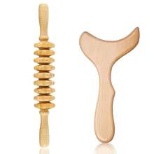 Wood Therapy Massage Tools Wooden Massager Body Sculpting Tools Maderoterapia Kit Wood Therapy Tools For Muscle Pain Relief Body Shaping