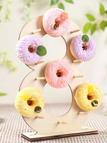 1pc Wooden Number 0-10 Donut Stand Column, Household Donut Rack, Party Donut Placement Stand, Birthday Party DIY Dessert Decor Prop, Paired With Age Numbers, Cake Stand Cake Decorations Cupcake Stand Cake Decor Cake Holder , Babe Shower Decor Home Decor Room Decor Wooden Food Tray, Wedding Decor Wedding Party Supplies Wedding Decorations Wedding Cake Stand, Christmas Decor, 2026 New Year Decor