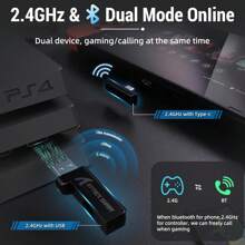 HOOPOND X ATTACK SHARK L80 Lightweight 180g Gaming Headset Over-Ear,Wired/BT/2.4G Wireless,5.1 Channel Stereo Surround Sound,Pluggable Microphone,Long Battery Life For PC/Laptop/P S 5/Phone - 黑色 - 查看 4