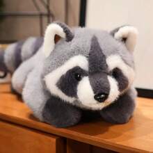 YUZHINUO Cute Raccoon Plush Toy Stuffed Animals Soft Doll Pillow Grey Raccoon Toys Birthday Gift - Multicolor - View 2