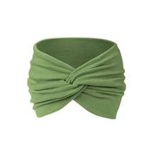 1 szt. szeroka miękka damska opaska do włosów, modne bandany w stylu boho, elastyczne opaski do jogi, akcesoria do włosów, opaski na głowę, wiązane, rozciągliwe, antypoślizgowe, duże opaski do jogi, bieganie, duży sportowy turban, opaska do włosów, jesienno-zimowa, na wakacje, elegancki szalik dla kobiet