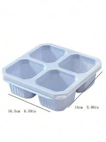 Hộp đựng đồ ăn nhẹ nhiều ngăn, hộp đựng kín đựng hạt và kẹo, hộp đựng thực phẩm/bánh ngọt/trái cây nhỏ trong tủ lạnh - Nhiều màu - Xem 7