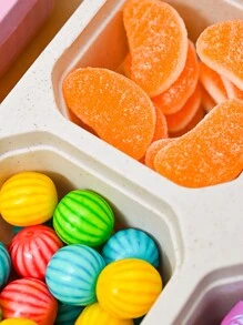 Hộp đựng đồ ăn nhẹ nhiều ngăn, hộp đựng kín đựng hạt và kẹo, hộp đựng thực phẩm/bánh ngọt/trái cây nhỏ trong tủ lạnh - Nhiều màu - Xem 6