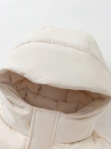 Balabala Boys' And Girls' Long Down Jacket Warm For Extreme Cold Winter - Khaki - View 6