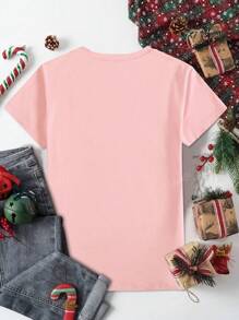 Customized Thanksgiving/Christmas Gifts, Custom Women T-Shirt - Add Your Own Text/Photos (Family Photo, Group Photo, Selfie) To Design Your Personalized Printed T-Shirt, Christmas Specialty Gifts For Babies/Couples/Families/Pets Ornamental Stylish,Fashion,Hipster,Contracted,Easy Costume,Minimal Chic,Casual Unique,Custom Treasurefinds,Belle Costume Ideal Gifts For Her Family,Friends,Children,Pink Girls For Mother's Day,For Children's Day,For Vacation