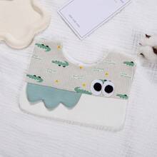 Ins Phiên Bản Hàn Quốc Của Yếm Cho Bé Mùa Thu Mới Yếm Cho Bé Xoay 360 Độ Cổ Cánh Hoa Khăn Nước Cho Trẻ Sơ Sinh Chống Thấm Nước Chống Nhổ Sữa Yếm Hai Mặt Đa Năng - Nhiều màu - Xem 14