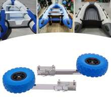 Launching Wheels Boat Dolly Dinghy Wheels Transom Launching Wheel Heavy-Duty Boat Dolly Transom Launching Wheels For Inflatable Stainless Boats Quick Release The Best Gift/Present For Family&Friends Happy Christmas - Azul - Ver 1