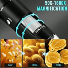مجهر رقمي بكاميرا 1600X 1000X 500X نوع C USB مجهر إلكتروني محمول لحام عدسة مكبرة إصلاح الهاتف المحمول - 1200X - مشاهدة 3