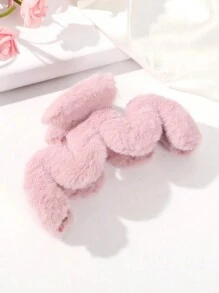 Women's Autumn Winter New Plush Extra Large Hair Clips. Fashionable Popular Extra Large Hair Claw. Bun Clips. Party Daily Versatile Hair Accessories Hair Clips Fall Claw Clip For Vacation Outfits Woman