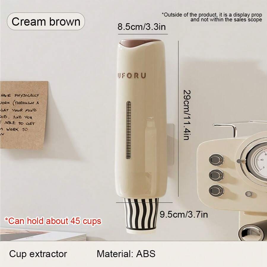 JYPS Cup Dispenser, Water Cooler Cup Dispenser Fits 4oz 7oz Cups