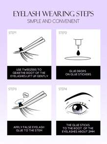 GROINNEYA 280/ 300 Cluster C Curl Individual Lash Clusters Fluffy Cluster Lashes Volume Mixed Tray Faux Mink Lashes Eyelash Extension Makeup Lash Clusters,Eye Lash Clusters,Individual Eyelashes,Lashes,Fake Lashes - C - View 9