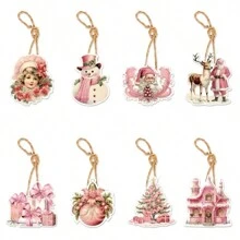 圣诞树装饰，节日派对趣味雪人装饰，万圣节，万圣节装饰 - 彩色 - 查看 7