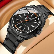 Relógio Masculino CURREN, Marca de Luxo, Militar, do Exército, Pulso à Prova d'Água, Original, Pulseira de Aço Inoxidável, Esportivo, Quartzo, Presente