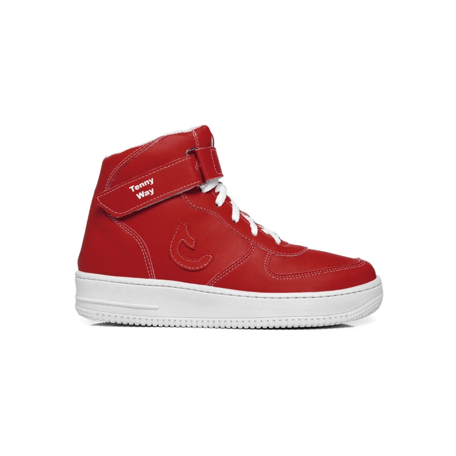 Unisex Sneakers Bootie Training Gym Day Day - 紅色 - 查看 1