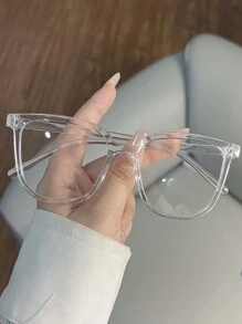 2 件套女士圆框时尚眼镜，女士电脑/游戏/电视/手机眼镜，防眼疲劳，裸脸时尚眼镜，男女通用运动日常眼镜，适合日常生活眼镜配件女士