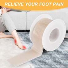 1卷膠質腳跟墊保護貼,適用於舒緩疼痛的腳和預防繭瘡 - 彩色 - 查看 4